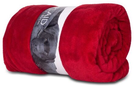 Lex max Fleeceplaid - Hondendeken - Rood - 130x180cm
