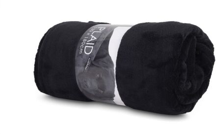 Lex max Fleeceplaid - Hondendeken - Zwart - 130x180cm