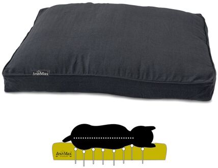 Lex max Maxima - Orthopedisch Benchkussen - Grijs - 17x120x80 cm