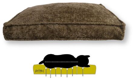 Lex max Monaco - Orthopedisch Hondenkussen - Olijfgroen - 17x120x80 cm