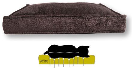 Lex max Monaco - Orthopedisch Hondenkussen - Taupe - 16x90x65 cm