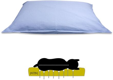 Lex max Tivoli - Orthopedisch Hondenkussen - Blauw - 16x100x70 cm