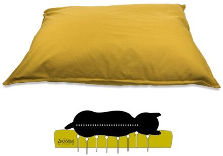 Lex max Tivoli - Orthopedisch Hondenkussen - Geel - 16x100x70 cm