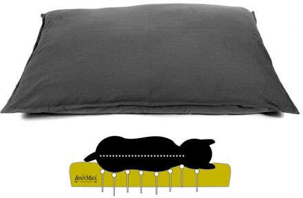 Lex max Tivoli - Orthopedisch Hondenkussen - Grijs - 16x100x70 cm