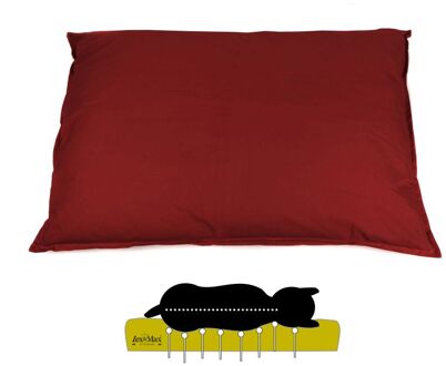 Lex max Tivoli - Orthopedisch Hondenkussen - Rood - 16x100x70 cm