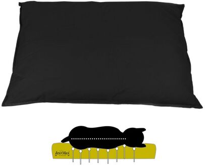 Lex max Tivoli - Orthopedisch Hondenkussen - Zwart - 16x100x70 cm