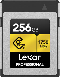 Lexar CFexpress Pro Type B Gold Series 256GB - 1750MB/s