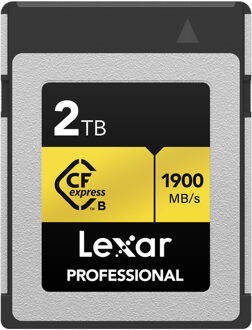 Lexar CFexpress Pro Type B Gold Series 2TB - 1900MB/s