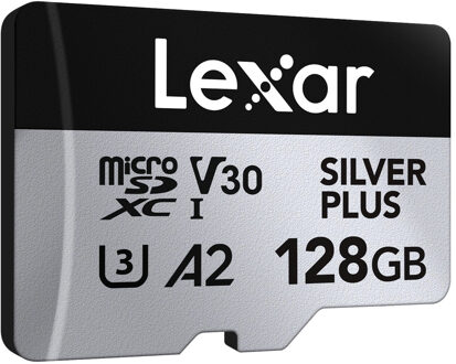 Lexar MicroSDXC Silver Plus UHS-1 128GB V30 2-pack