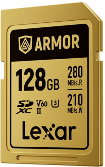 Lexar SDXC Pro Gold Series ARMOR UHS-II 128GB V60