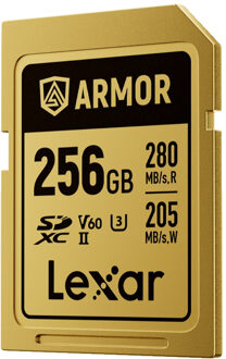 Lexar SDXC Pro Gold Series ARMOR UHS-II 256GB V60