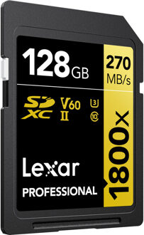Lexar SDXC Professional 128GB 1800X UHS-II V60 Gold