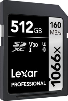 Lexar SDXC Professional UHS-I 1066X 512GB