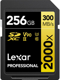 Lexar SDXC Professional UHS-II 2000x 256GB