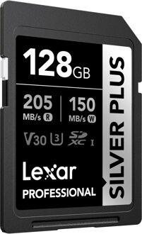Lexar SDXC Silver Plus UHS-1 128GB V30