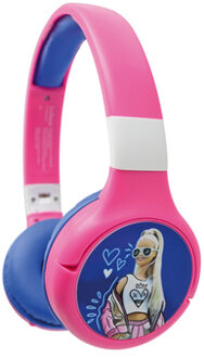 Lexibook Barbie 2in1 Bluetooth®-kabel, opvouwbare hoofdtelefoon met veilig volum Roze/lichtroze