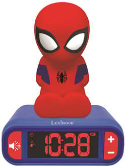 Lexibook Clock Radio Wekker Spider-Man Blauw