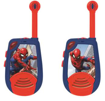 Lexibook Spider -Man portofoons tot 2km bereik met morse-lichtfunctie en riemcli Kleurrijk
