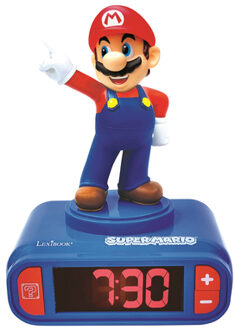 Lexibook Super Mario wekker en nachtlampje met geluiden 3D