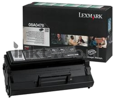 Lexmark 08A0478 toner cartridge zwart hoge capaciteit (origineel)