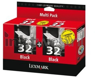 Lexmark 32 Inkcartridge - Zwart
