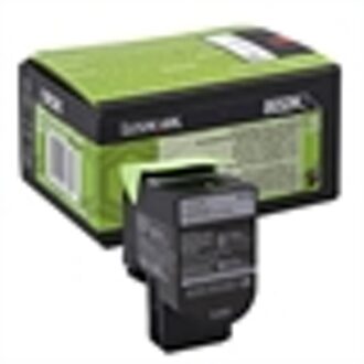 Lexmark 80C20K0 nr. 802K toner cartridge zwart lage capaciteit (origineel)