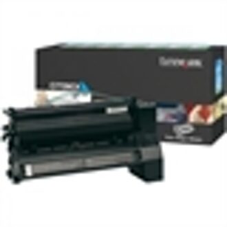 Lexmark C772, X772e 15K cyaan retourprogr. printcartr.