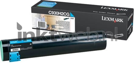 Lexmark C930H2CG toner cartridge cyaan (origineel)