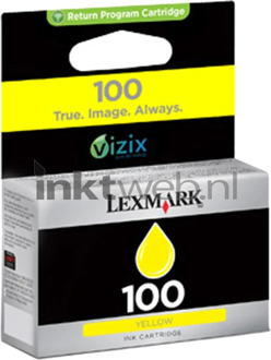 Lexmark Inkcartridge Lexmark 14N0902 100 prebate geel