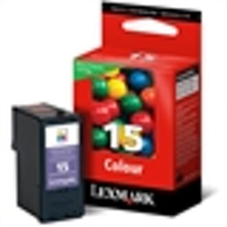 Lexmark Inkcartridge Lexmark 18C2110E 15 prebate kleur