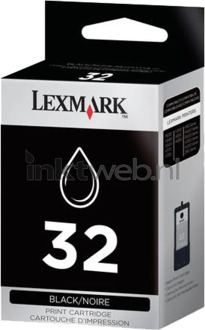 Lexmark Inkcartridge Lexmark 18CX032E 32 zwart
