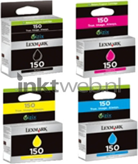 Lexmark Origineel Lexmark 150 multipack BK/C/M/Y zwart en kleur