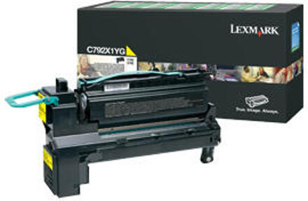 Lexmark Tonercartridge C792X1YG geel