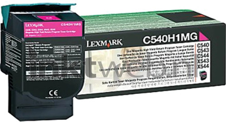 Lexmark Tonercartridge Lexmark C540H1MG prebate rood HC