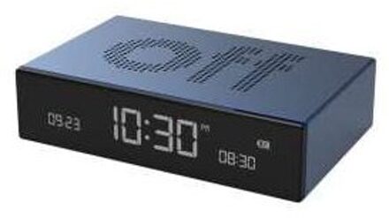 Lexon flip premium alarmklok blauw