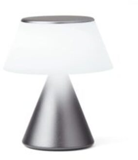 Lexon luma m lamp metallic grijs