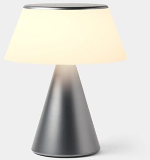 Lexon luma xl led-lamp gun metal
