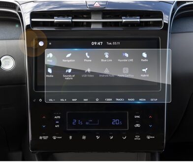 Lfotpp Auto Screen Protector Voor Tucson NX4 10 Inch Voertuig Gps Navigatie Touch Center Display Auto Interieur Accessoires