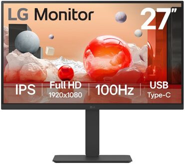 LG 27BA650-B Monitor Zwart