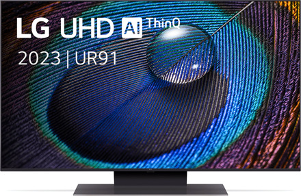LG 43UR91006LA (2023) - 43 inch - UHD TV Zwart