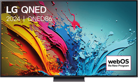 LG 86QNED86T6A (2024) - 86 inch - UHD TV Zwart