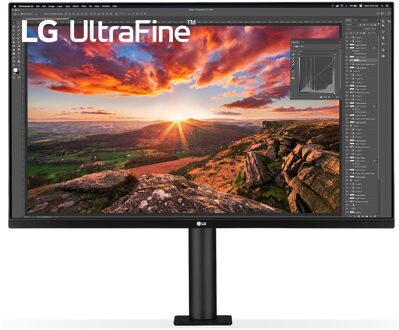 LG Ergo 32UN880P-B Monitor Zwart