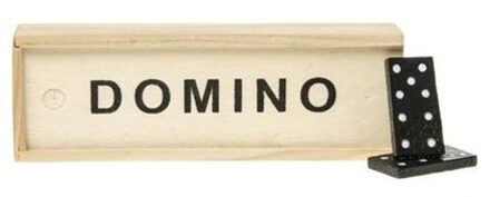 LG-Imports bordspel Dominospel, houten kist