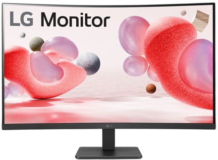 LG IPS Full HD curved 32MR50C-B Monitor Zwart