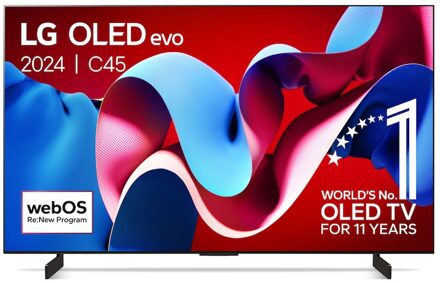 LG OLED42C45LA (2024) - 42 inch - OLED TV Zwart