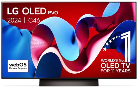 LG OLED48C46LA (2024) - 48 inch - OLED TV Zwart