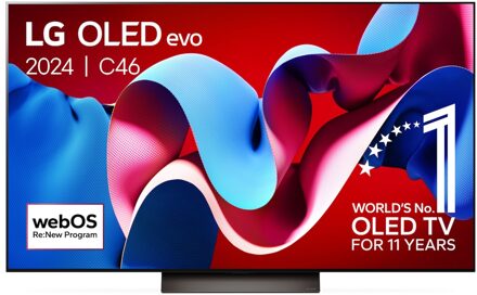 LG OLED55C46LA (2024) - 55 inch - OLED TV Zwart