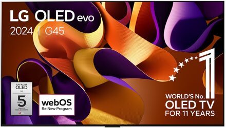 LG OLED55G45LW (2024) - 55 inch - OLED TV Zilver