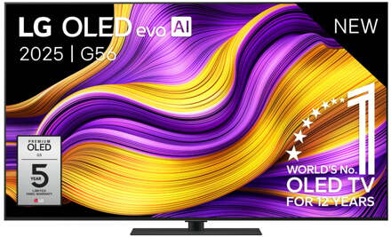 LG OLED55G56LS (2025) - 55 inch - OLED TV Zwart