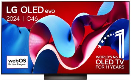LG OLED77C46LA (2024) - 77 inch - OLED TV Zwart